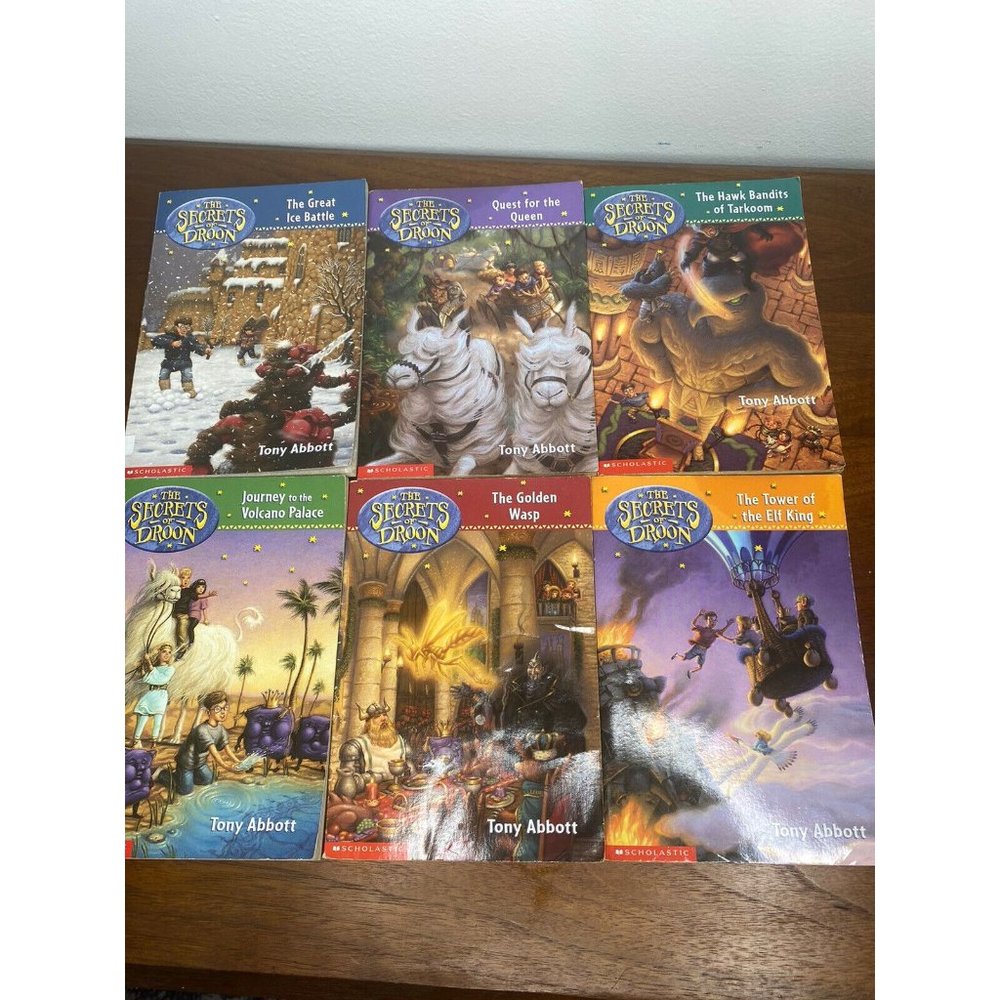 The Secrets of Droon series lot of 6 Tony  Abbott  2 6  8 9 10 Paperback